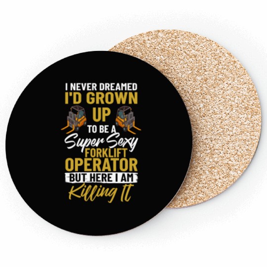 Forklift Operator Driver Lift Truck Training Coasters