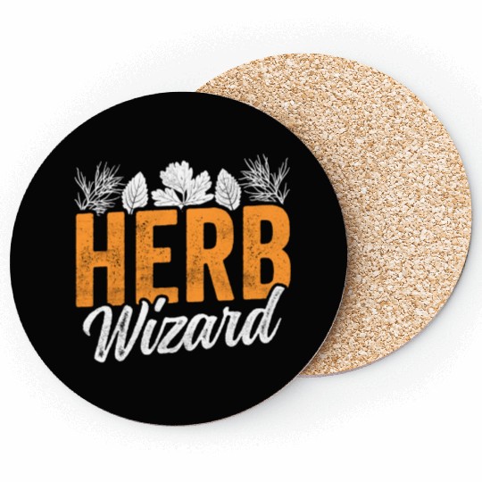 Herbs Wizard Herbalist Herbalism Gardening Herb Coasters