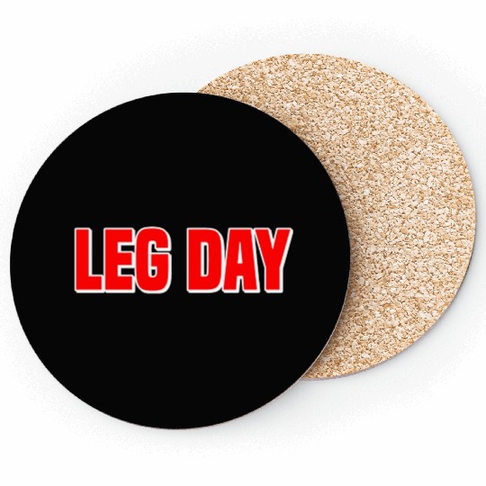 Leg Day Handicapped Wheelchair 21 Coasters