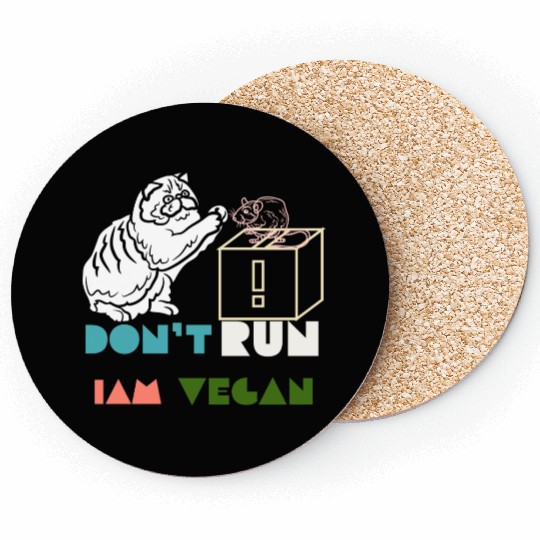 cat and mouse Coasters