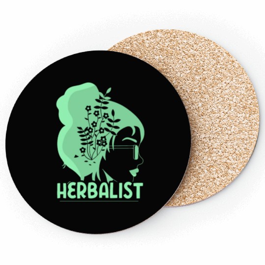 Herbalist Herbalism Herbs Gardening Herb Coasters