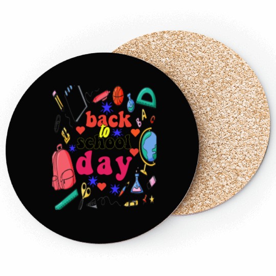 Back to school day Coasters