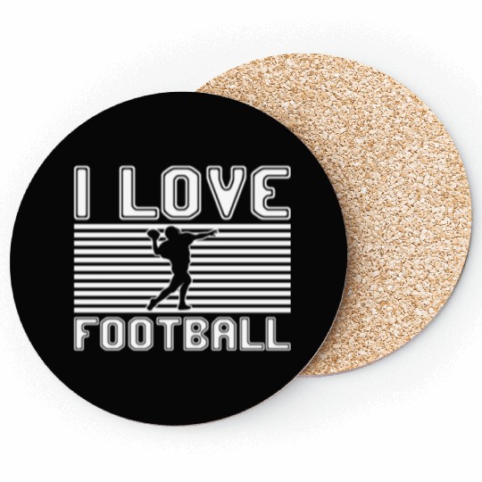 I love football Coasters