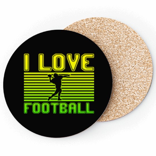 I love football Coasters