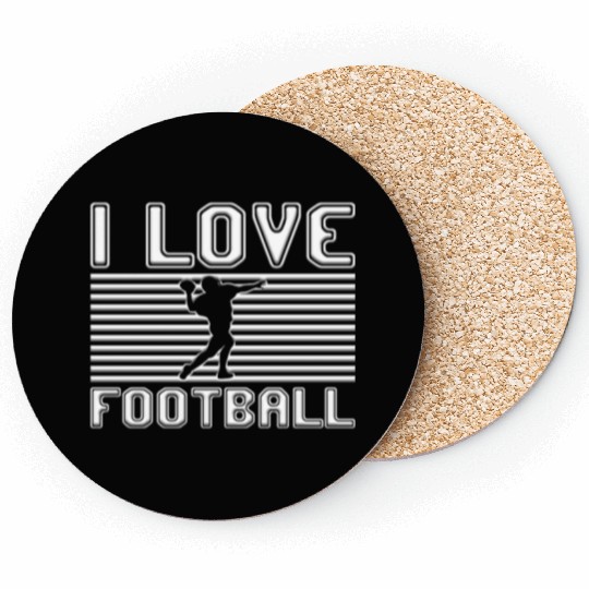 I love football Coasters