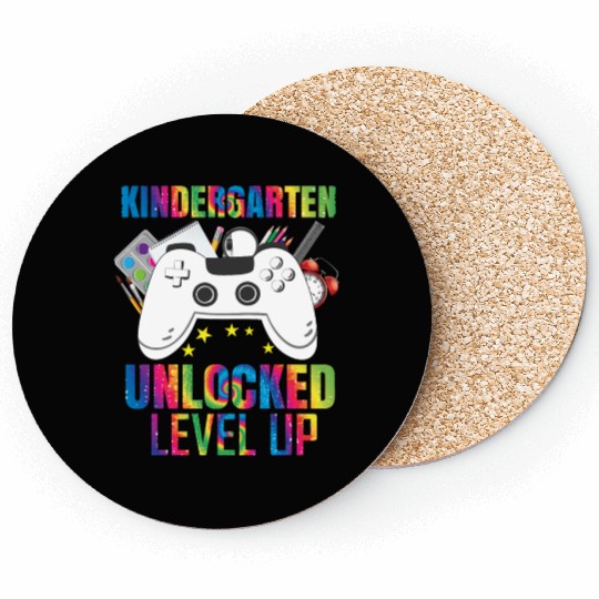 Kindergarten Unlocked Level Up Coasters