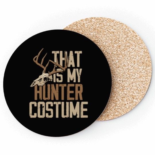 Buck Deer Hunting Hunter Halloween Coasters