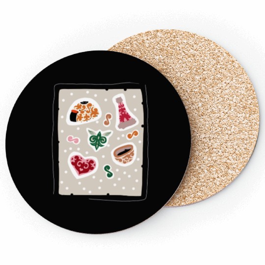 Decorative Ornamental Patterns Coasters