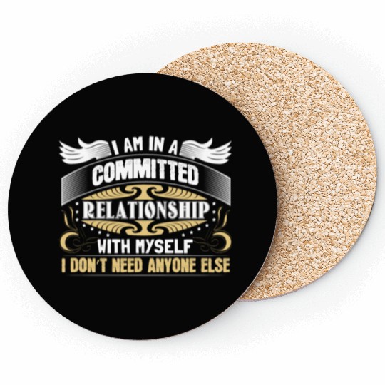 Single Independent Party Gift Idea Coasters