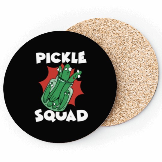 Pickle Squad Coasters