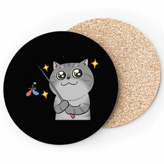 Mr Leo Cat Coasters