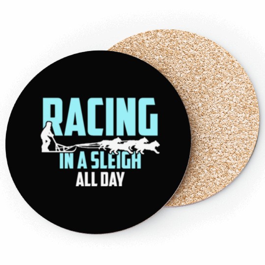 Alaska Sled Dog Racing In A Sleigh All Day Mushing Coasters