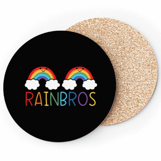 Rainbros Rainbow Lover Rainbow Whisperer Coasters
