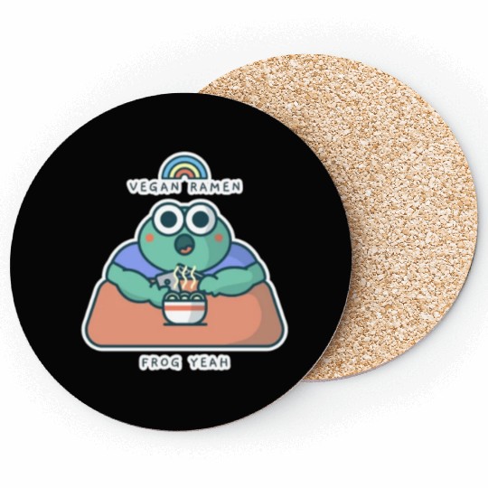 FROG YEAH Funny Cute Frog Coasters