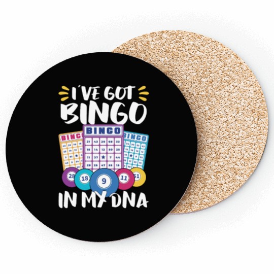 Bingo Card Game Grandma Bingo Player Bingo Cards Coasters