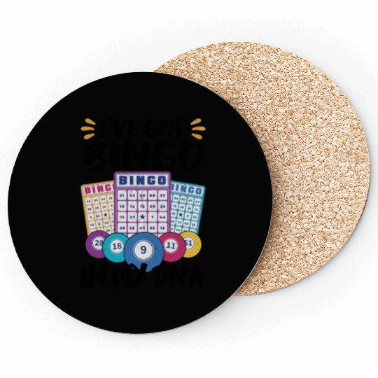 Bingo Card Game Grandma Bingo Player Bingo Cards Coasters
