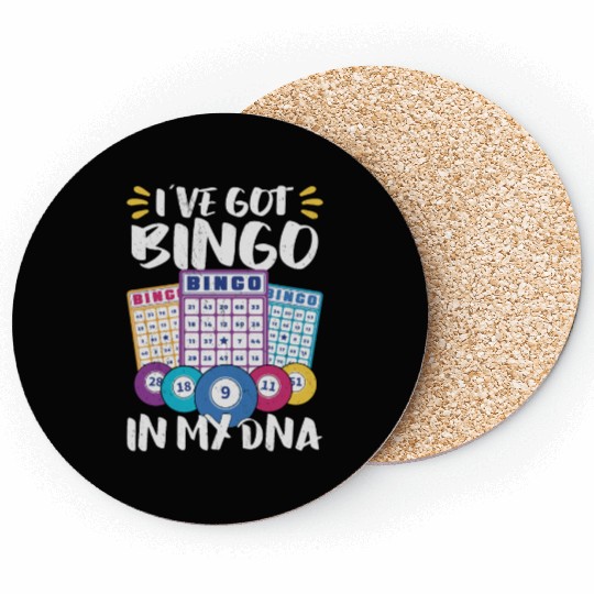Bingo Card Game Grandma Bingo Player Bingo Cards Coasters