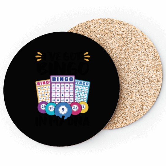 Bingo Card Game Grandma Bingo Player Bingo Cards Coasters