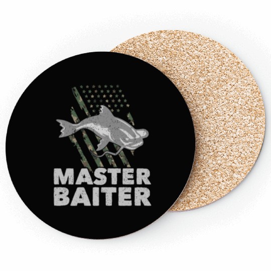 Master Baiter - Wels Catfish Hunter Coasters
