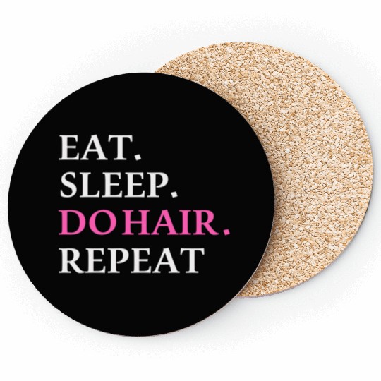 HairStylist Funny Coasters Cosmetologist Gift Salon