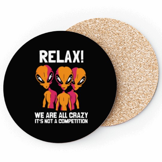 UFO Fan, Galaxy or Aliens citizens Coasters