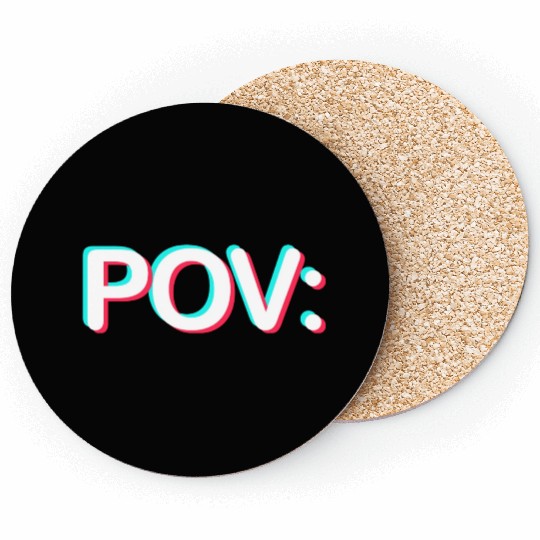 POV: You wear TikTok Meme Prints Coasters