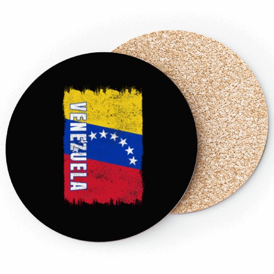 Venezuela vintage flag Coasters