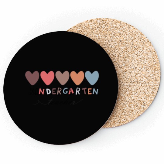 Kindergarten Teacher Coasters Women Teaching Coasters