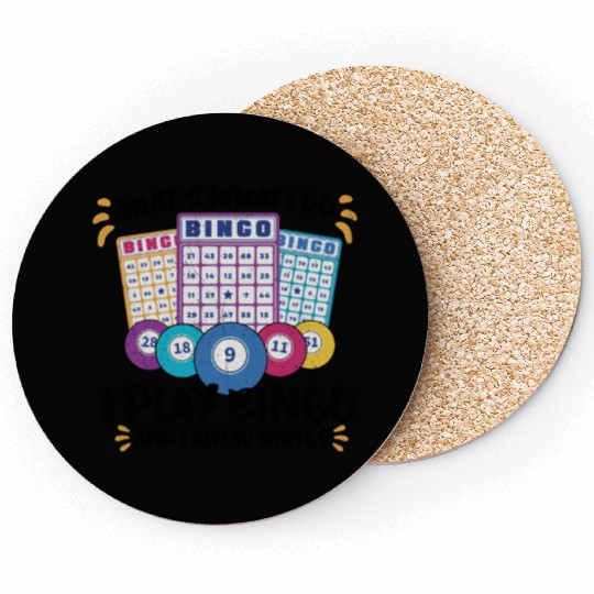 Bingo Card Game Grandma Bingo Player Bingo Cards Coasters