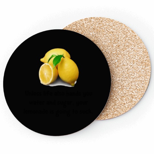Lemonade Suck Coasters