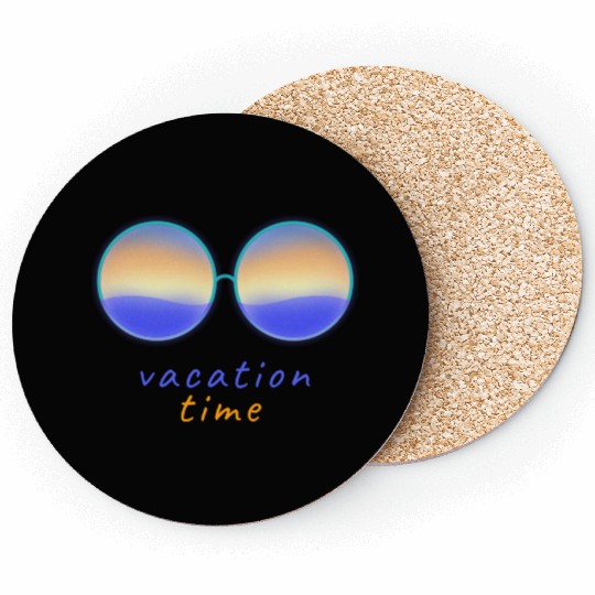 vacation summer time Coasters