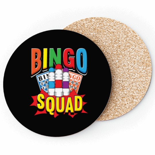 Bingo Squad Coasters