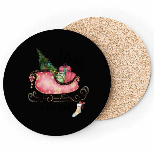 Sleigh All Day Coasters