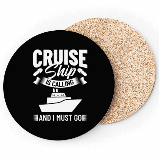 Cruise Ship Vacation Trip Party Sailing Boating Coasters