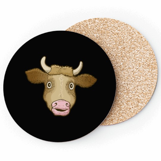 Cow Head Coasters