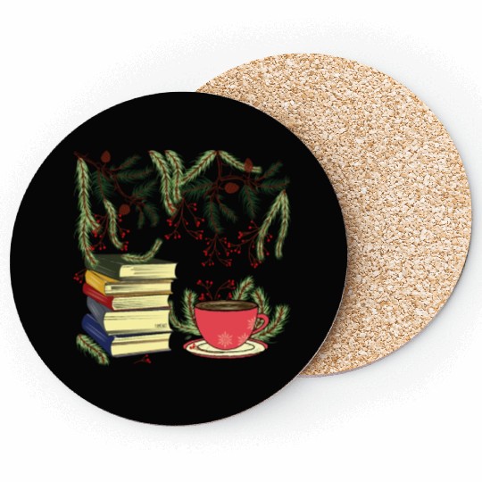 Winter Books and Tea Coasters