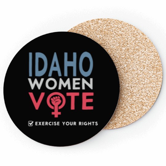 Idaho Women Vote Voter 2022 Election Feminist Coasters