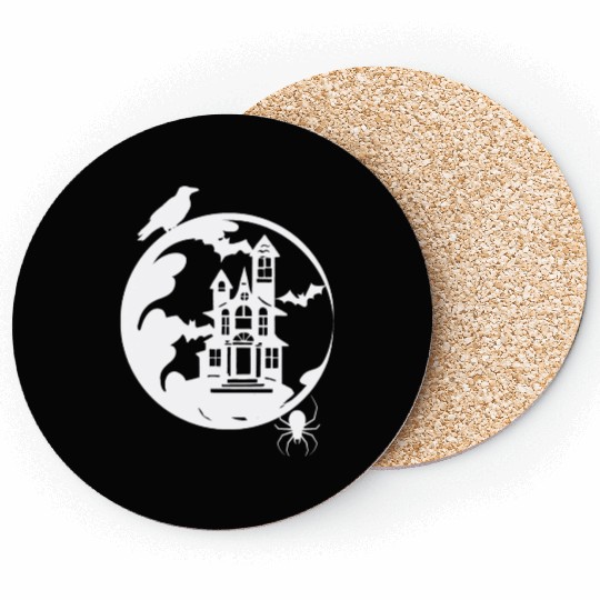 Ghost house Coasters