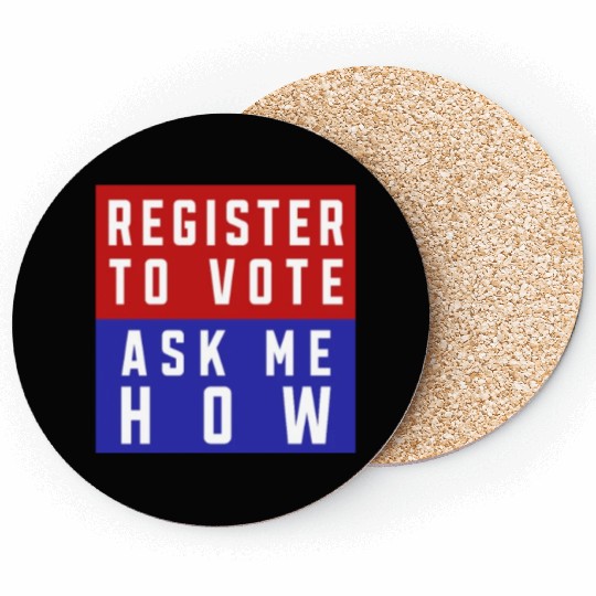 Midterm Election Voter 2022, Register To Vote Ask Coasters