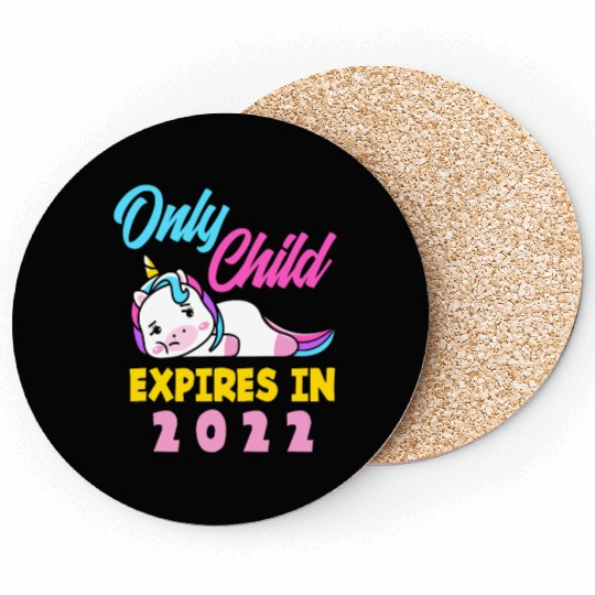 No Only Child More Unicorn 2022 Coasters