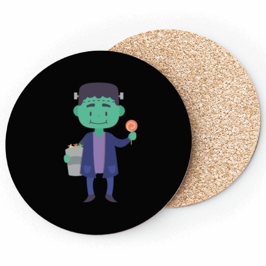 Candy Collector Happy Scary Halloween Vampire Coasters