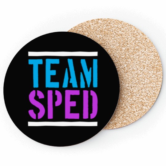 Special Education Teacher Team Sped Coasters