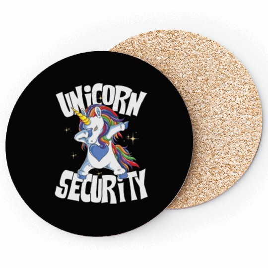 Unicorn security Coasters