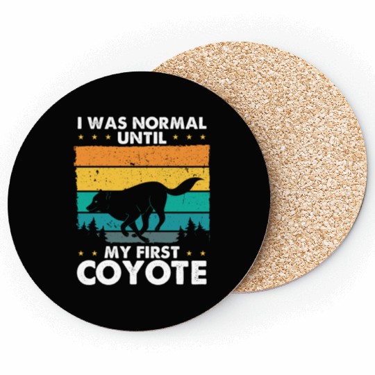 Coyote Trapping Coyote Hunting Yote Hunting Gift Coasters