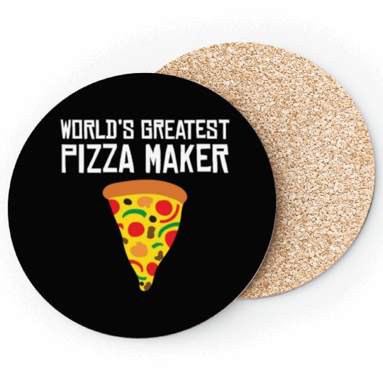 World s greatest pizza maker Coasters