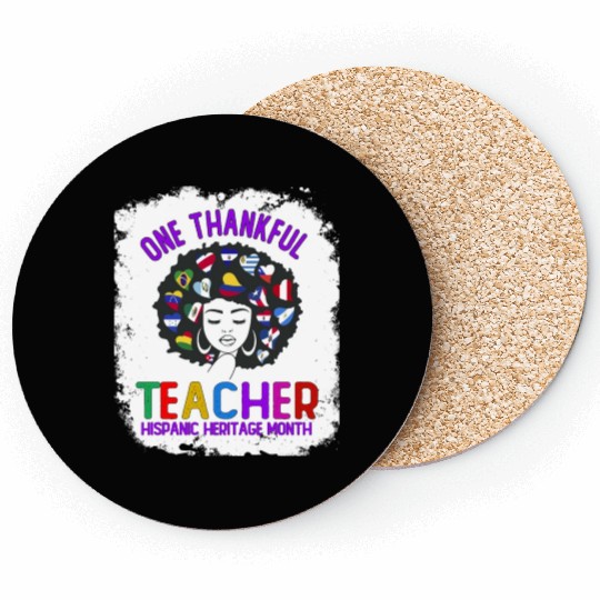 One Thankful Teacher, Hispanic Heritage month Coasters