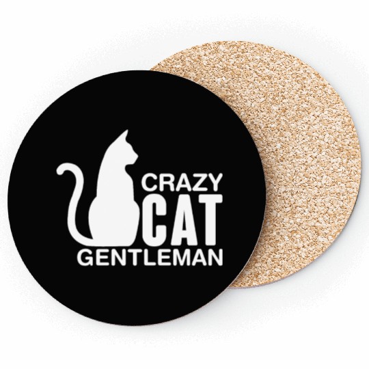 Crazy Cat Gentleman Coasters