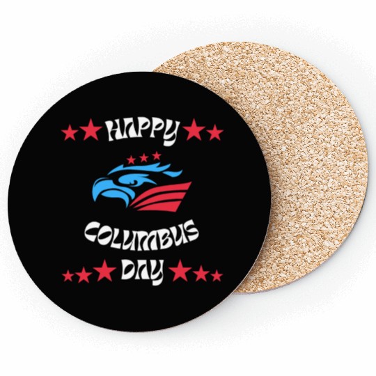 Happy Columbus Day classic Coasters