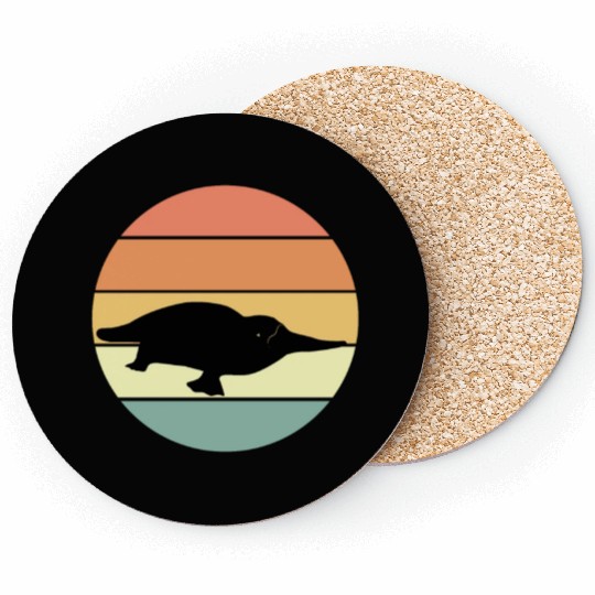 Retro Platypus Coasters