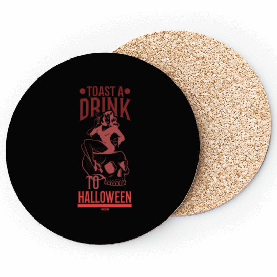 Halloween wife mother sister girlfriend vampire Coasters